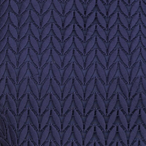 Kay Unger Nordstrom's Tatum Navy Lace Midi Dress 12 NWT - Picture 4 of 11